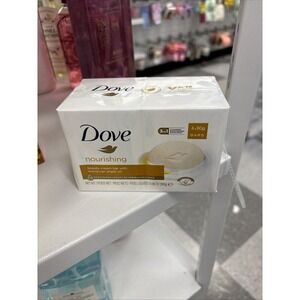 Dove Pampering 4pk Vanilla Shea Butter Moisturizing Beauty Bar Soap 90g Each